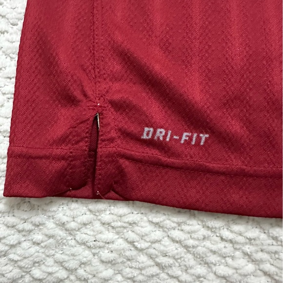 Nike Dri-Fit Alabama Crimson Tide Polo Shirt Red Men’s Size Large - Picture 7 of 7